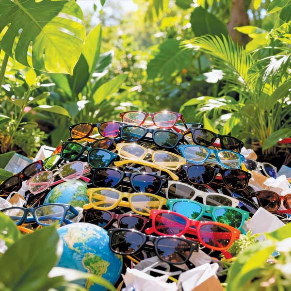 Reclyclerie de lunettes avec OPTO Design à Nantes